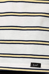 Męski T-Shirt Lee Stripe Tee Golden Haze L64FFDAY 112115758